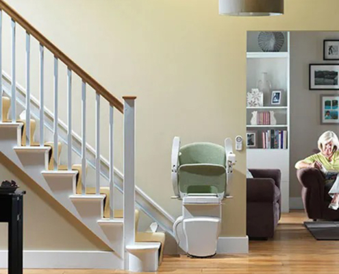Stannah Straight Stair Lift In Home